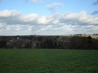 Vue de  Fallais de loin